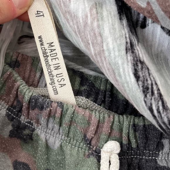 Childhoods Clothing Classic Camouflage Ringer Tee & Gussets Size 4T - Picture 10 of 13